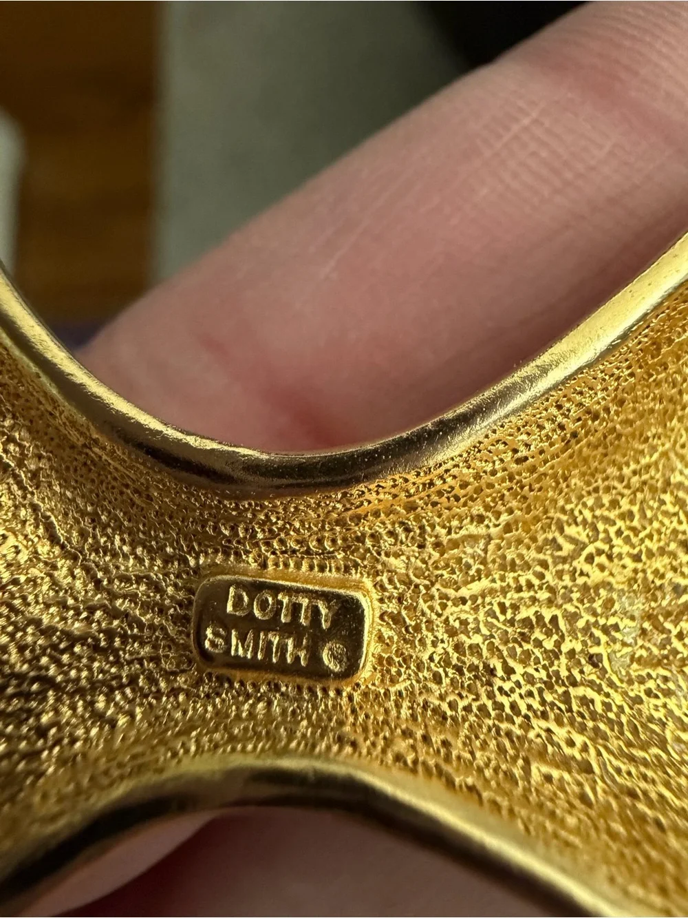 Dotty Smith Whale belt buckle